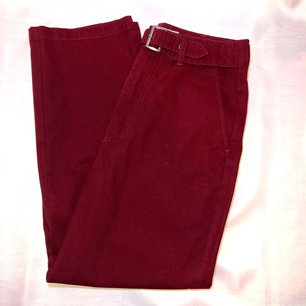 NWT ASOS Maroon Jeans, Size 2